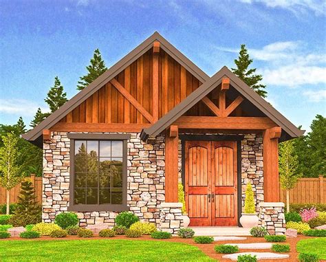 Plan 85106ms Rustic Guest Cottage Or Vacation Getaway Lodge House