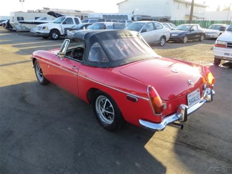 1972 Mg Mgb 2 Door Convertible 4 Cylinder Manual No Reserve For Sale