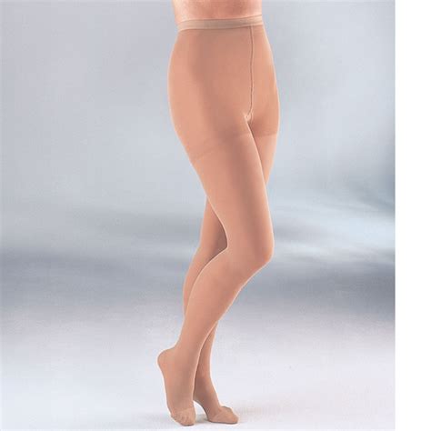 Support Plus Womens Sheer Closed Toe Firm Compression Pantyhose Support Plus