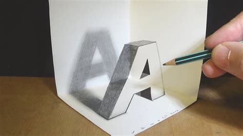 Steps How To Draw 3d Block Letters