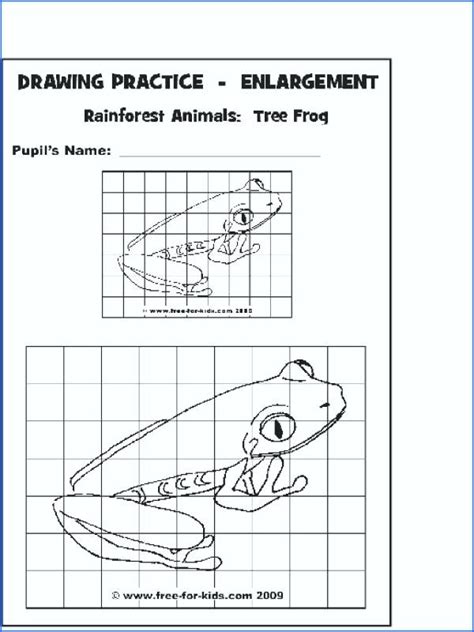 Grid Drawing Worksheets F