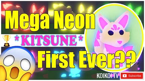 Mega Neon Kitsune Adoptme