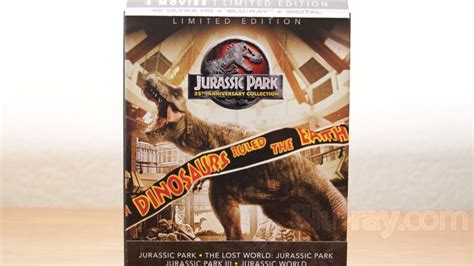 Jurassic Park Collection 4k Blu Ray Digibook
