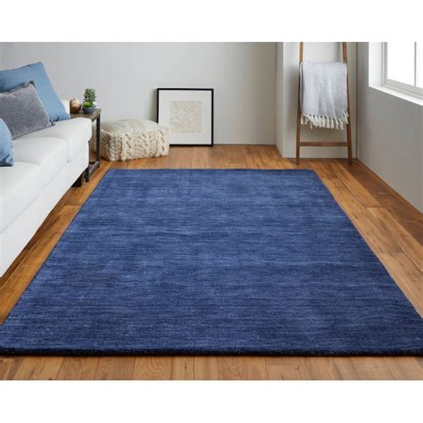 Room Envy Celano 10 X 14 Ft Wool Midnight Navy Bluedark Blue Indoor