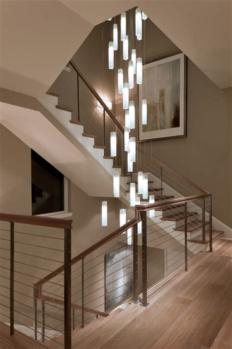 Tanzania Chandelier Contemporary Living Room Stairwell Light Fixture