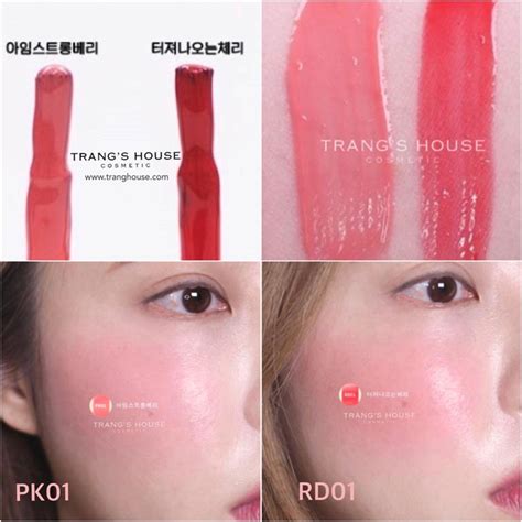 It is easy to blend with only your fingers and softly adhered to the cheek even layering. Má Hồng Dạng Lỏng A'Pieu Juicy Pang Water Blusher