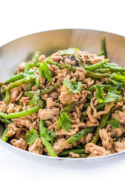Finally, i added the green beans back to the pan, stirred and tossed in salt, sugar and soy sauce to season. Asian Ground Turkey and Green Bean Stir-Fry - The Lemon ...