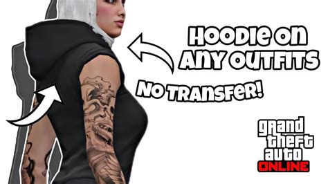 Gta 5 Hoodie Glitch On Any Outfits In Gta 5 Online No Transfer Youtube