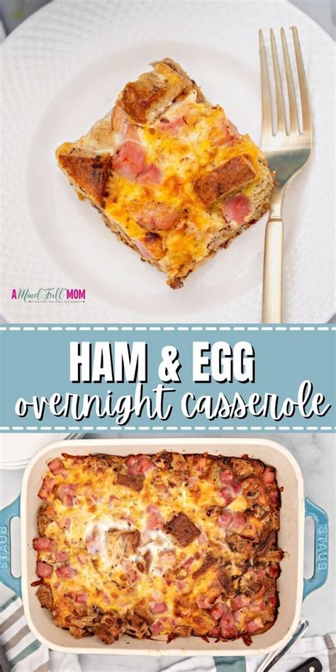 This Overnight Ham And Egg Casserole One Of The Easiest Brunch Recipes