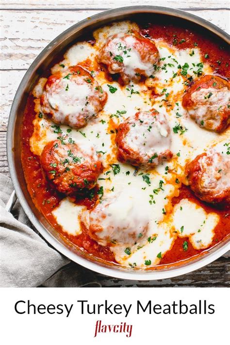 When you're looking for a recipe that is full of protein and healthy carbs for a sporting event lower sugar in the tomato sauce usually means lower calories. Cheesy Turkey Meatballs With Melted Cheese | Low Carb ...