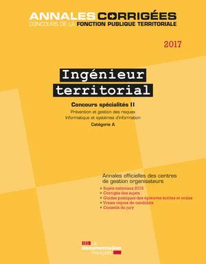 Ing Nieur Territorial Concours Sp Cialit S Ii Pr Vention Et