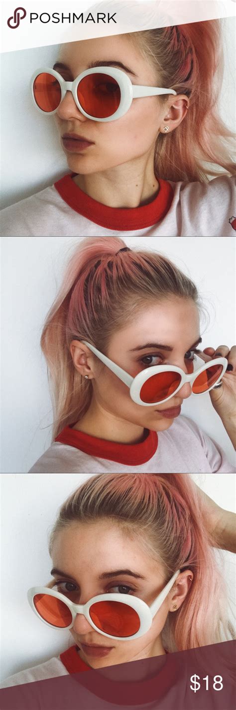 Red And White Cobain Clout Sunnies Obsessed With These Sunnies Known