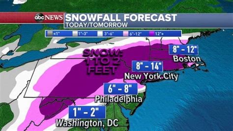 Winter Storm Updates Noreaster Moves In Northeast Braces For Up To 2