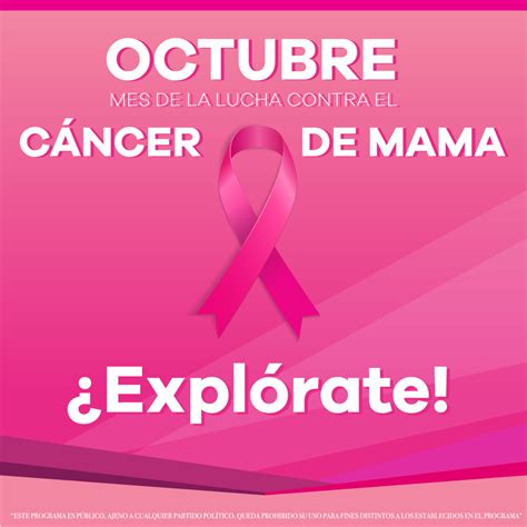 octubre mes de la lucha contra el cáncer de mama lucha contra el cáncer el cancer y redes