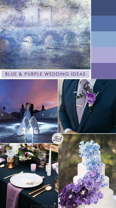 Blue And Purple Wedding Color Schemes