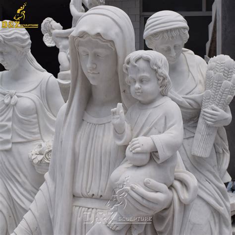 Virgin Mary Holding Baby Jesus Sculpture Dandz Custom Made Religious