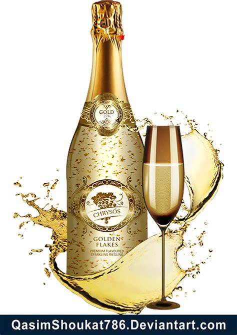 free gold champagne bottle and glass splash png by qasimshoukat786 on deviantart