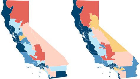 california redistricting 2022 congressional maps by district