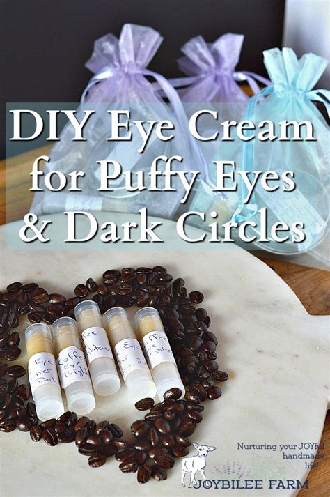 Diy Eye Cream For Puffy Eyes And Dark Circles Joybilee Farm Diy