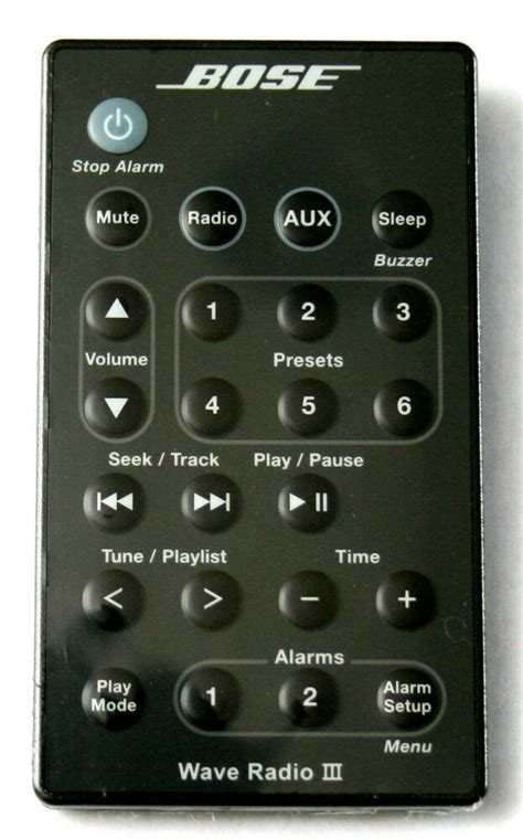 The company was established by amar bose in 1964 and is based in framingham. Genuine Bose Wave Radio III remote control (black)-- New ...