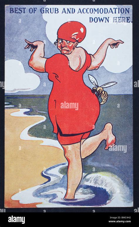 Saucy Seaside Post Card Stock Photo Royalty Free Image 32843806 Alamy