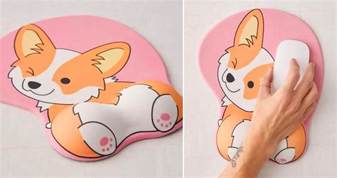 You Can Get A Corgi Butt Mouse Pad To Help Support Your Wrist