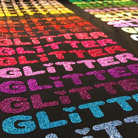 Siser Glitter Htv 20 Widths At The Best Price Color Craft Vinyl