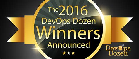 The 2016 Devops Dozen Winners Announced