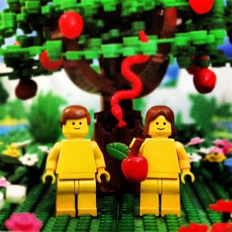 Lego Adam Eve Character Study Scripture Brick Novelty Christmas