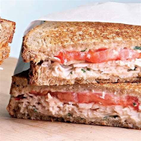 Healthy sandwiches collection isolated on white background. Turkey & Tomato Panini Recipe - EatingWell