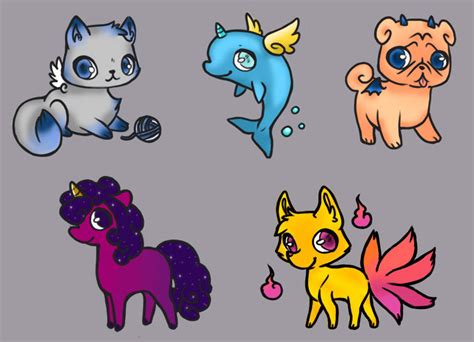 Mythical Adoptables Open By Rufflebunny On Deviantart