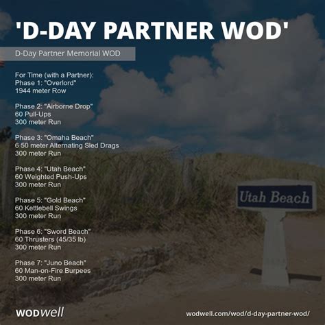 D Day Partner Wod Wod In 2020 Wod Workout Wod Wod Crossfit