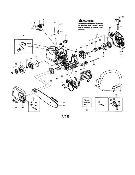 Mcculloch Chain Saw Parts Model Mc3516 Sears Partsdirect