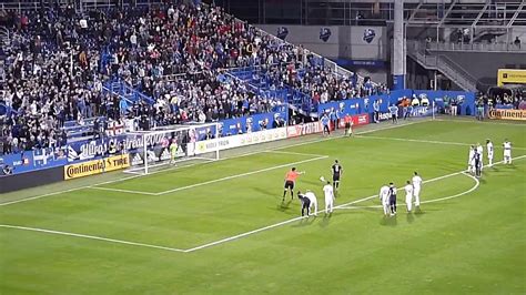 Saphir Taïder Of The Montreal Impact Scores On A Penalty Kick Vs Real