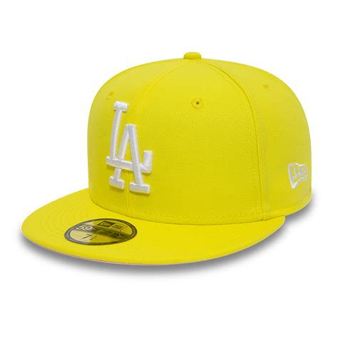 Official New Era La Dodgers Mlb All Star Game 80 Yellow 59fifty Fitted
