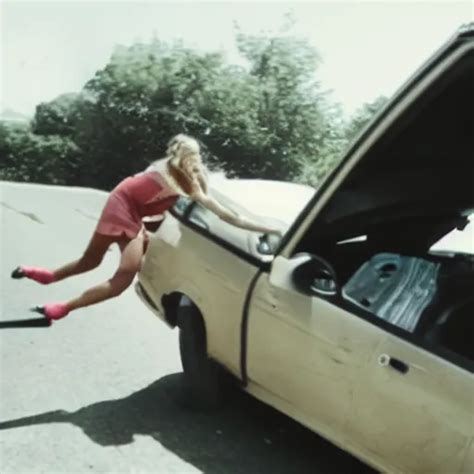 Krea A Photo Of A Hundred Foot Tall Giantess Crushing A Car With Her Foot