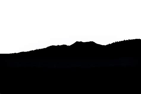 Hill Silhouette At Getdrawings Free Download