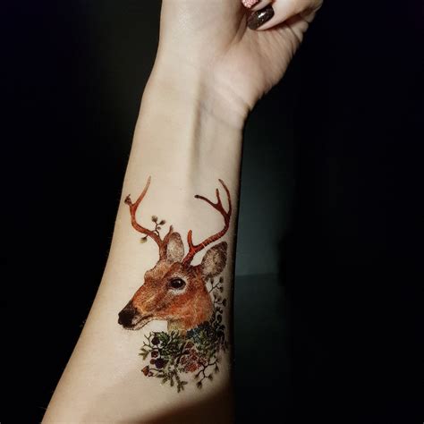 Top 190 Deer Tattoos For Girls