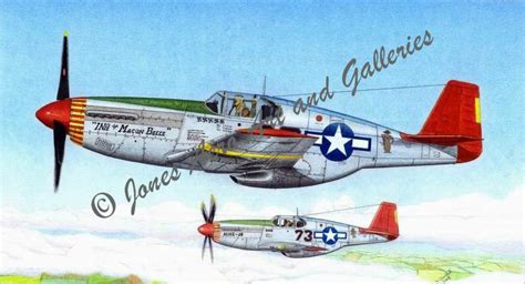 Tuskegee Airmen P 51 Gruesome Twosome Limited Edition Prints By