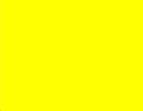 Pure Yellow Screen For Testing