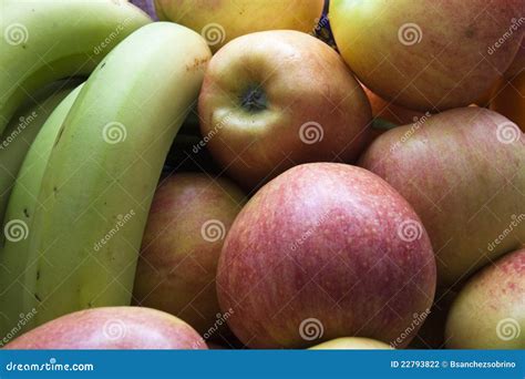 Apples And Bananas Stock Photo Image Of Fruits Ingredient 22793822