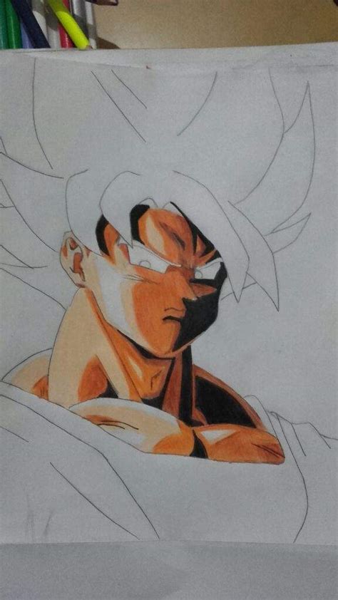 Dibujo De Goku Ssjblue Para Principiantes Anime Amino