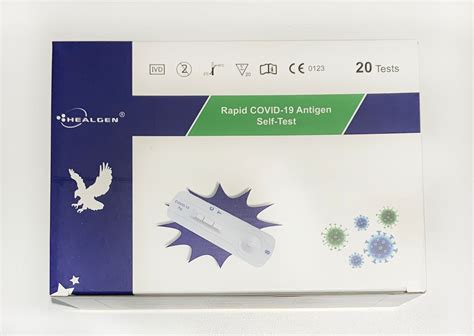 Healgen Covid 19 Lateral Flow Rapid Antigen 20 Pack Self Test