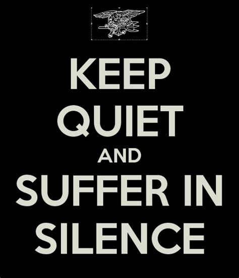 Welcome To Ellahillz Blog Suffer In Silence Keep Quiet Suffering In