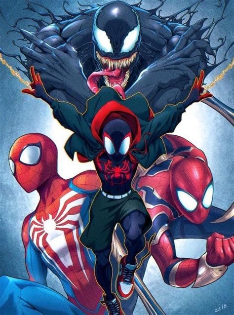 Spiderman Vs Venom Comic Wallpaper Marvel Dc Comics Superhero