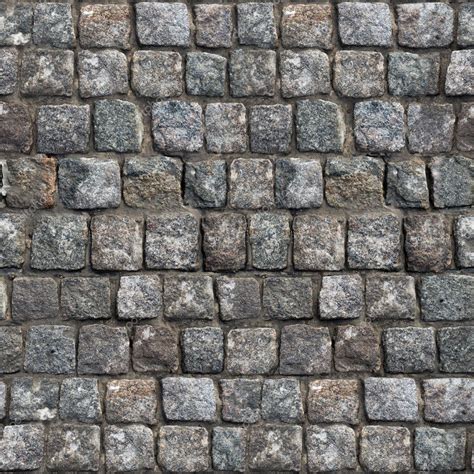Gray Old Stone Road Surface Seamless Texture — Stock Photo