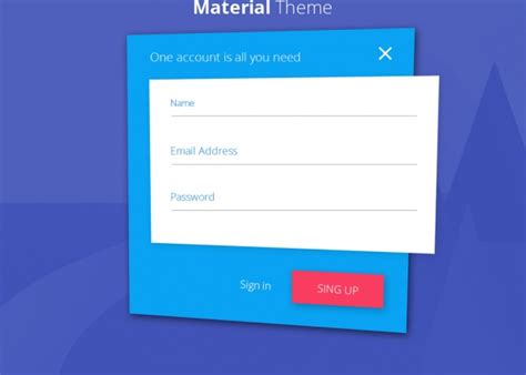 Sign Up Design Psd Psd In Editable Psd Format Free And Easy Download