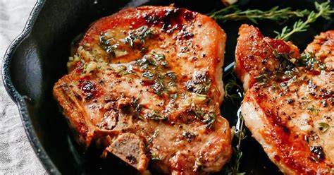 Recipes for pork sirloin end chops tara thai falls Garlic Butter Baked Pork Chops | Recipe (With images) | Healthy pork chop recipes, Pork steak ...