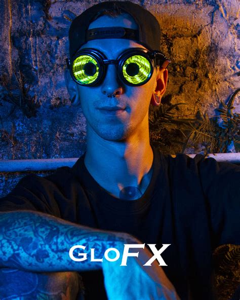 Glofx Pixel Pro Infinite Portal Goggles Rave Wonderland