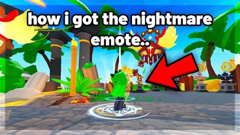 How To Get The Nightmare Emote 🌙😲 Roblox Bedwars Youtube